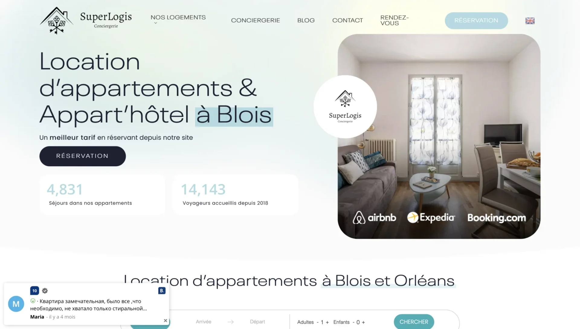 Conciergerie immobilière à Blois